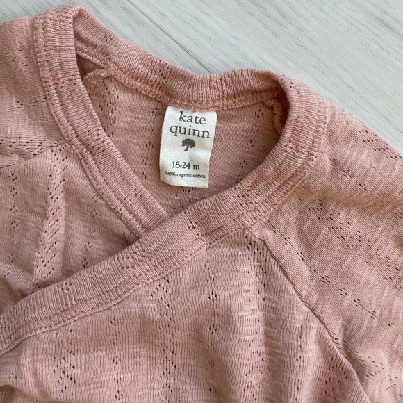 Kate Quinn long sleeve kimono bodysuit pink 18-24 - Picture 3 of 6